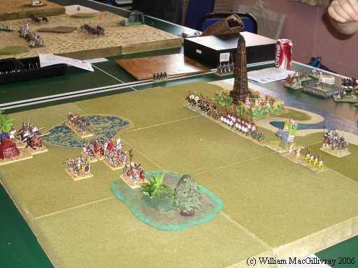 Early Crusaders versus Ptolemaic in 25mm, from the 2006 competition.